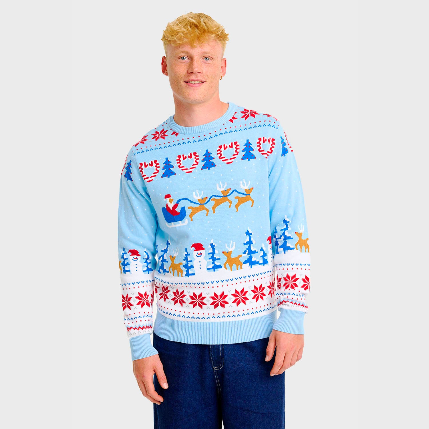 Christmas wonderland julesweater - Herre.